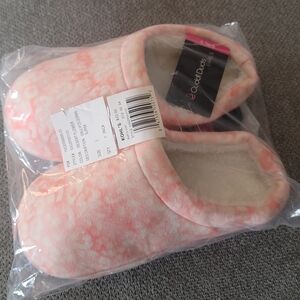 ❤️ Cuddll duds Girls Cozy Plush Slippers Size Large 5/6